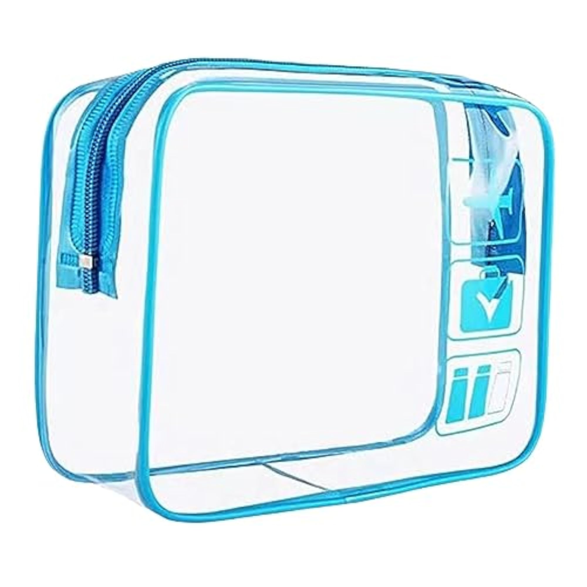 Clear Makeup Bag for Essentials, Traveling